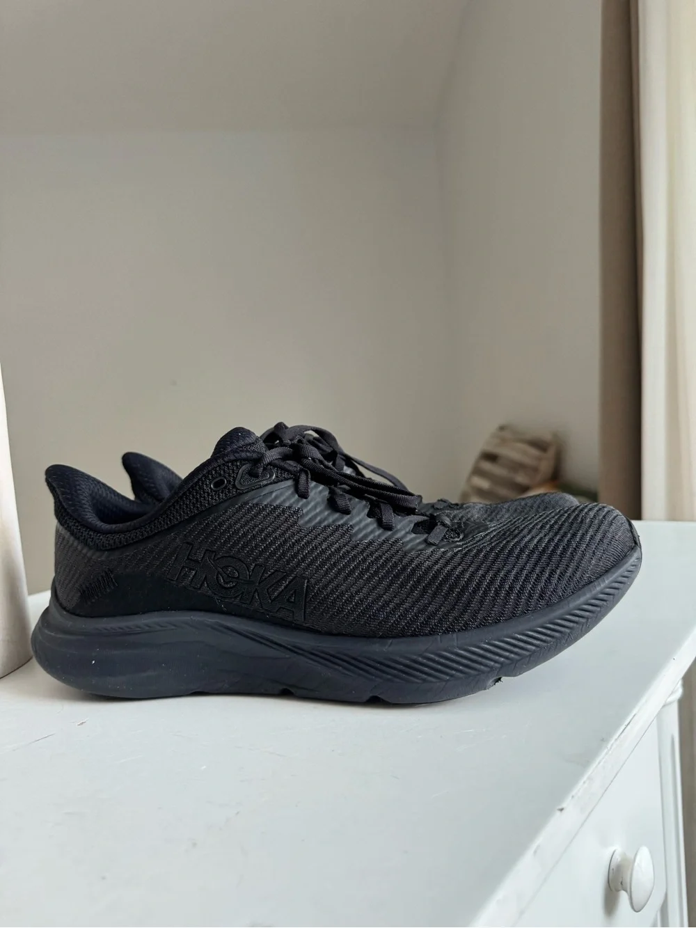 HOKA Solimar Men’s Running Shoes Black Size 11